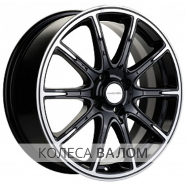 Khomen Wheels KHW1707 (Lada Vesta Cross) 6.5x17 4x100 ET43 60.1 Black-FP